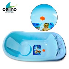 Large Plastic Newborn Baby Bath Tub Bathing Shower Toddler Bathtub Infant - BLUE