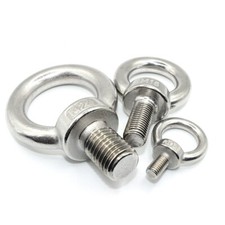 M6 M8 M10 M12 M16 M20 M24 M30 LIFTING EYE NUTS & BOLTS A2 / A4 STAINLESS STEEL