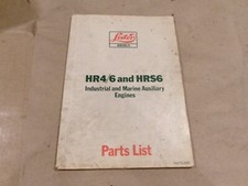 LISTER DIESELS HR4/6 AND HRS6