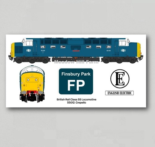 British rail class deltic - british, 55