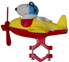 Snoopy Childrens Bicycle Flyer Bike Handlebar Aeroplane Toy Great Ideal Present