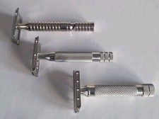 Razorock x 3 Stainless Steel Razors (GC68-P/LUPO 95/Mamba) - Excellent Condition