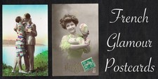 A.N. Paris ☆ FRENCH GLAMOUR POSTCARDS ☆ 1900s to 1930s #622 to #1721