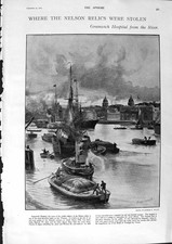 Old Antique Print 1900