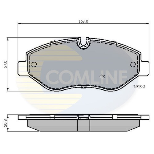Brake pads set - pads,