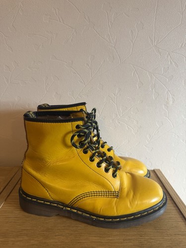 Vintage martens 1460 yellow - vintage,