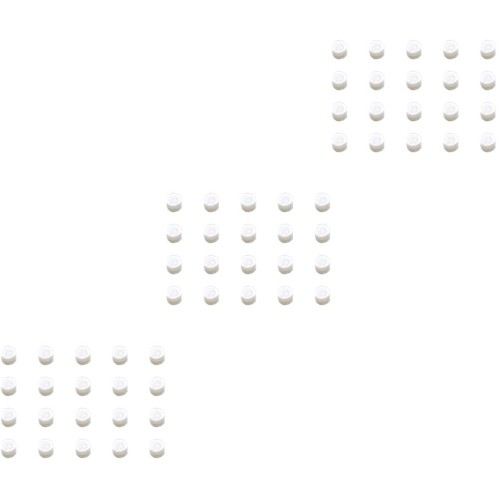 60pcs white shell - white,