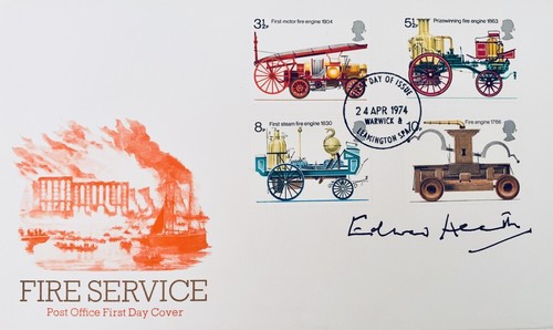 Sir edward heath hand signed - sir,