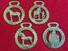 Heavy KB Vintage Cast Horse Brasses of PETERBOROUGH Show in 1990, 92, 93 & 94
