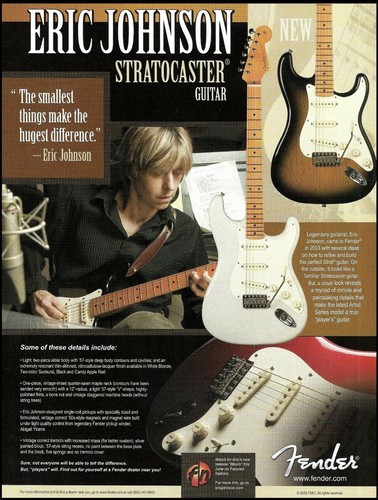 Eric johnson signature - eric, fender
