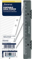 Filofax Personal size Portable 6 (Six) Hole Punch Organiser Insert 130119