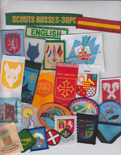 Boy Scout OVERSEAS Badges x 25