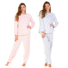 Ladies Soft Fleece Pyjamas Cut