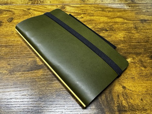 Plotter style leather binder - plotter,