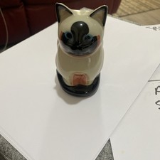 Quail Ceramics Pottery Ning Siamese Collectable Cat Figurine Ornament