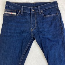 Mens Diesel D-LUSTER 0IHAQ Jeans W32 L30 Stretch Slim Tapered Blue