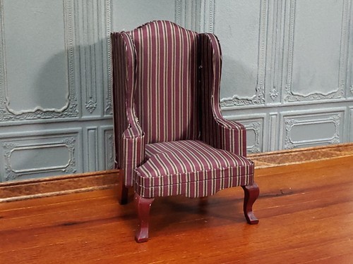 Dollhouse arm chair wing - chair,