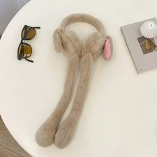 Cute plush bunny earmuffs - bunny,