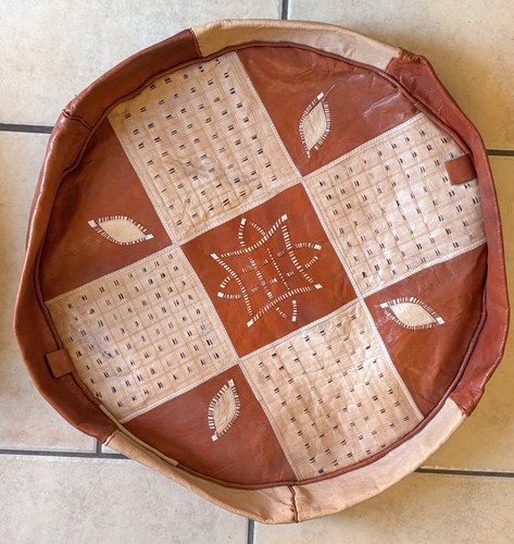 Handmade ottoman pouf cover - handmade,