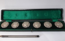 Oversize set of 6 Art Nouveau