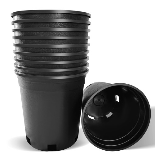 Pots gallon black - of,