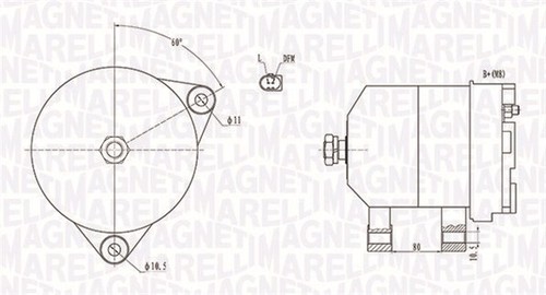 Alternator for iveco massif - for,