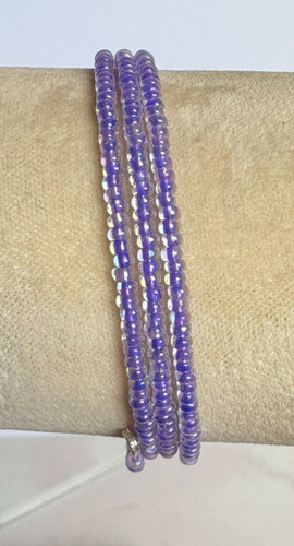 Coil lilac coloured glass - 3,