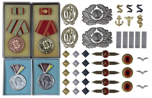 East german army insignia lot - insignia,