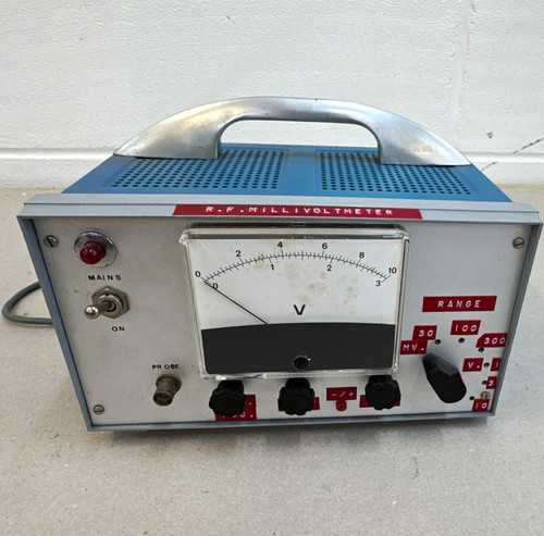 Millivoltmeter analogue - rf,