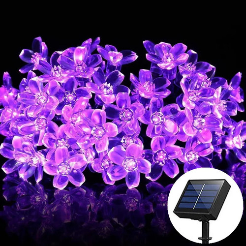 Led solar cherry blossom light - led,
