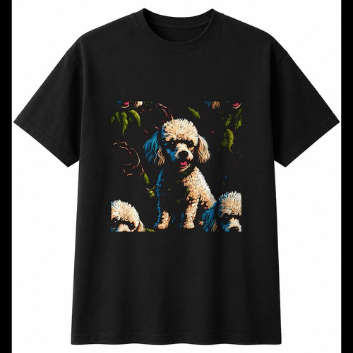 Detailed miniature poodle - detailed,