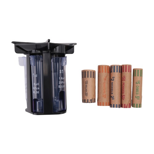 Coin sorter tube - sorter, counter