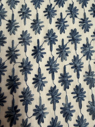 Annabelle blue embroidered - blue,