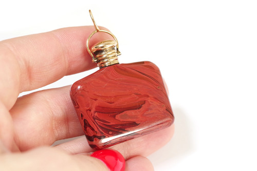 18k gold glass perfume - glass,