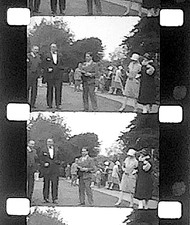 16mm FILM - AMATEUR FILM -  BEAUMARIS - FAMILY - LONDON   - SILENT  -  350'