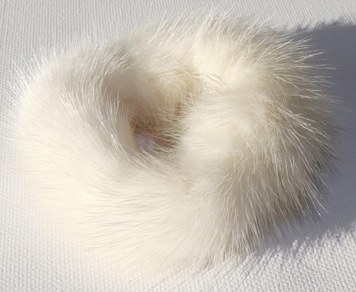 Fur hair tie - fur,
