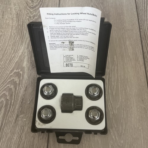 Genuine kia locking wheel nuts - locking,