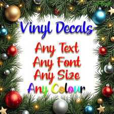 PERSONALISED DECAL VINYL
