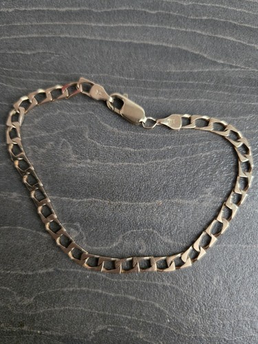 9ct gold curb bracelet - curb,