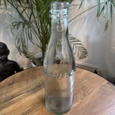 Antique Aqua Glass Bottle