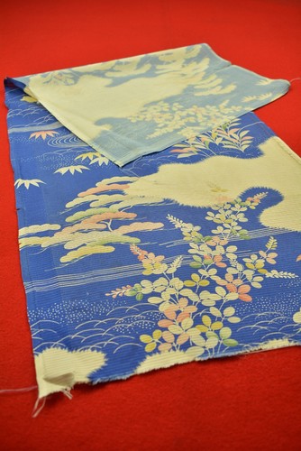 Vintage japanese silk kimono - vintage,