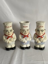 Retro Vintage PEK  kitchen Chef  flour and sugar shaker With Dredger