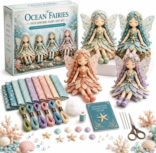 Fairy patchwork diy collection - diy,