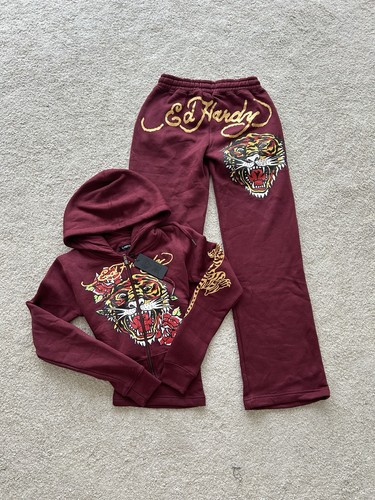 Hardy burgundy y2k style - burgundy,
