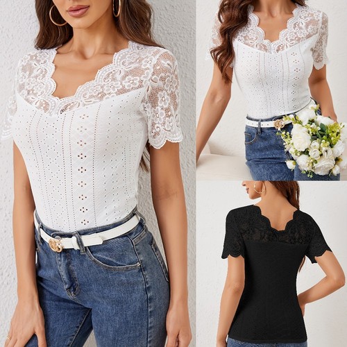 Women neck lace - lace, tops