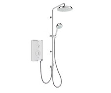 Mira Sport Max Dual Outlet 9.0kW Electric Shower - White & Chrome