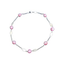 Glass Bead Chain Necklace By Catherine Popesco