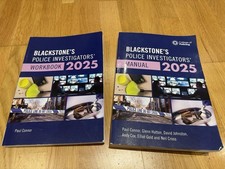 Blackstone's Police Investigators Manual and Workbook 2025