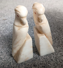 Vintage Alabaster Bookends