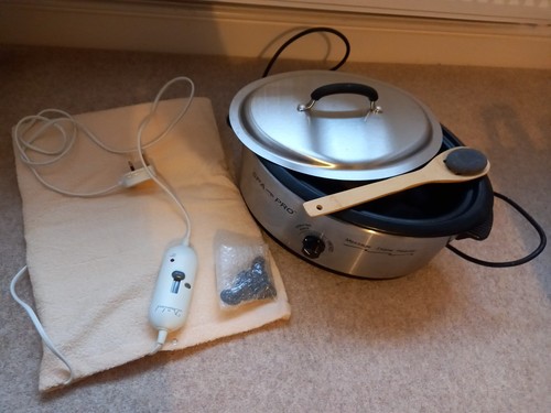 Hot stone heater with body - stone, and